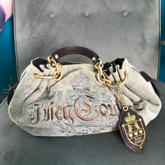 Authentic Juicy Couture velour bag - Picture 1 of 8